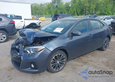 2016 Toyota Corolla S Plus from USA, damaged, VIN 2T1BURHE2GC631642